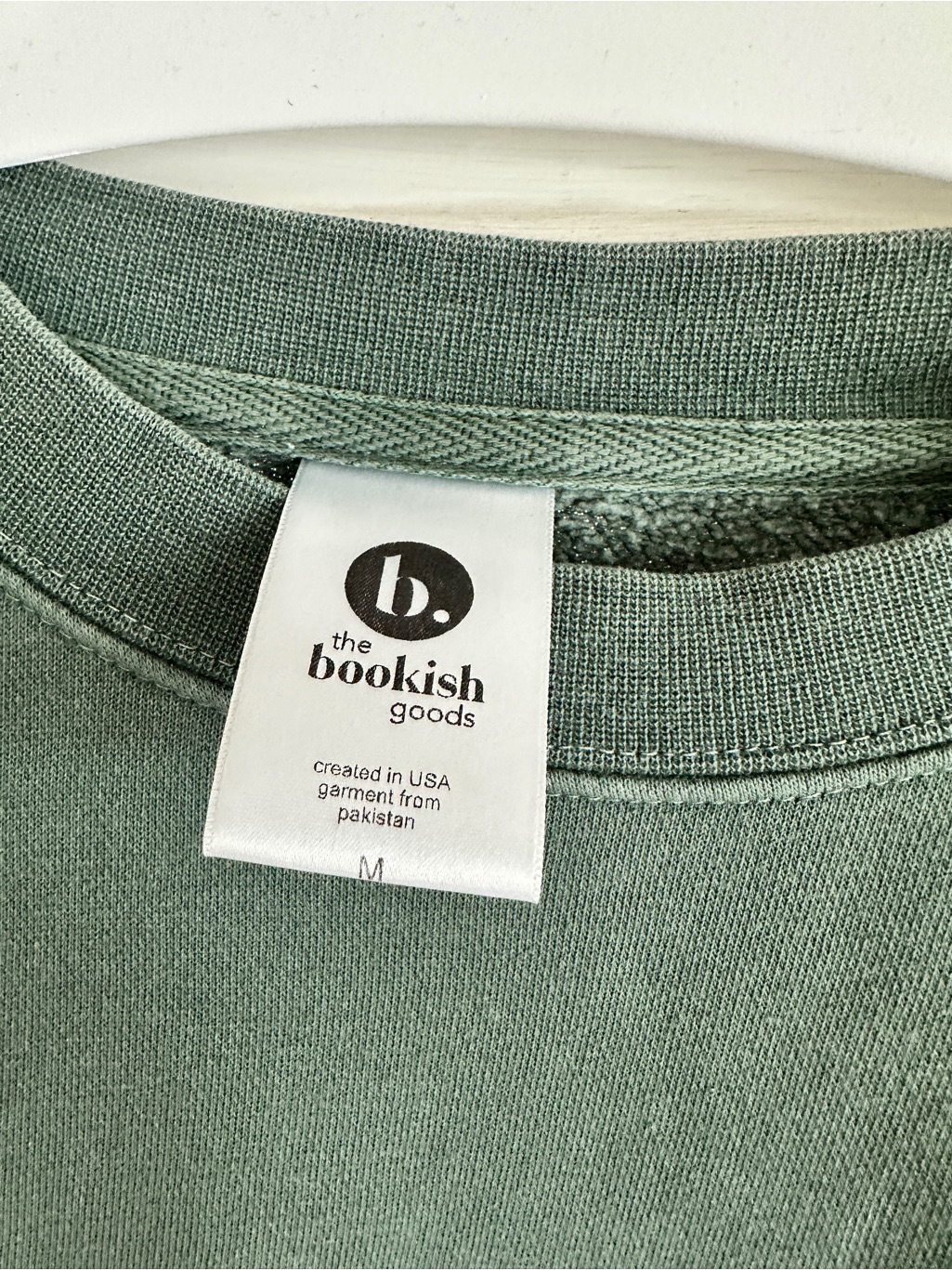 Classic Crewneck Sweatshirt In Sage Green — image 4 of 7